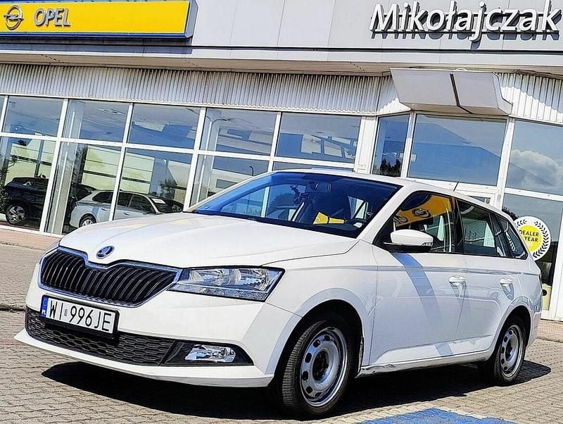 Biały Używany 2018 Skoda Fabia Hatchback | 19 999 zł (Dobra cena) - Obraz 1/4