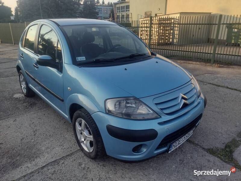 Niebieski Używany 2007 Citroën C3 Hatchback | 7500 zł (Uczciwa cena) - Obraz 1/4