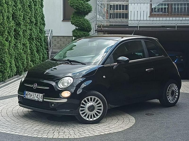 Czarny Używany 2008 Fiat 500 Hatchback | 15 900 zł (Uczciwa cena) - Obraz 1/4