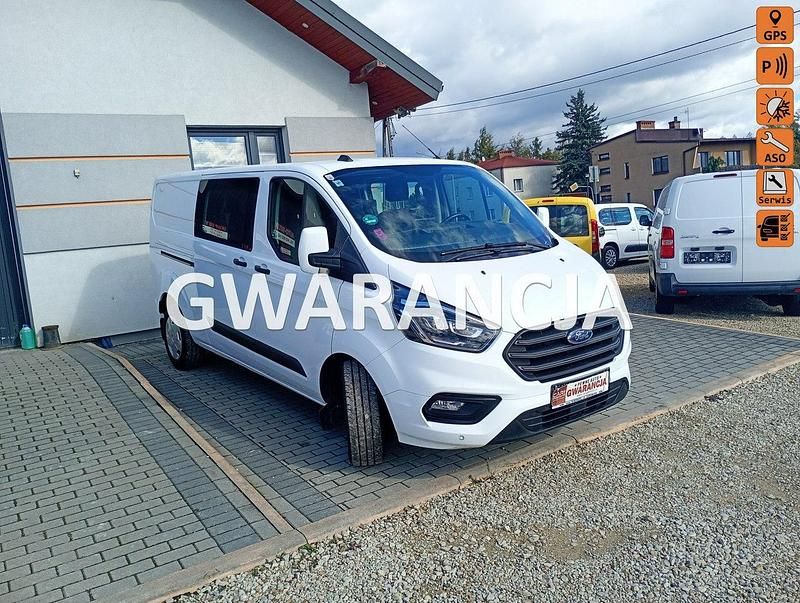 Biały Używany 2020 Ford Transit Custom Minivan | 67 200 zł - Obraz 1/4