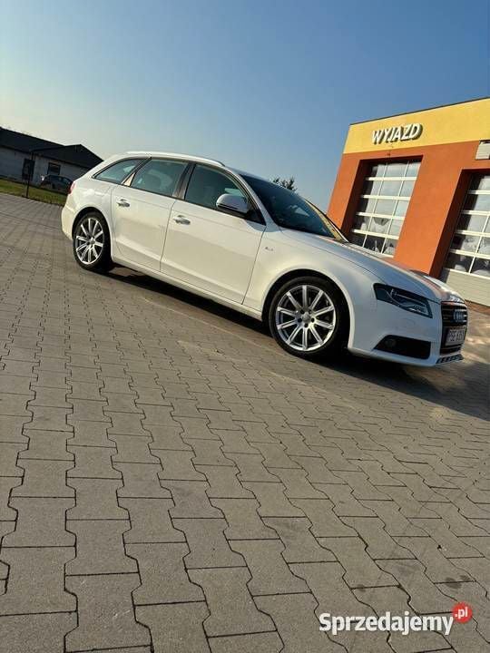 Biały Używany 2009 Audi A4 S-Line Kombi | 30 499 zł (Dobra cena) - Obraz 1/4
