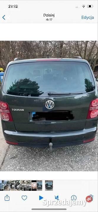 Używany VW Touran 105 KM (77 kW) 2007 Grafitowy Minivan