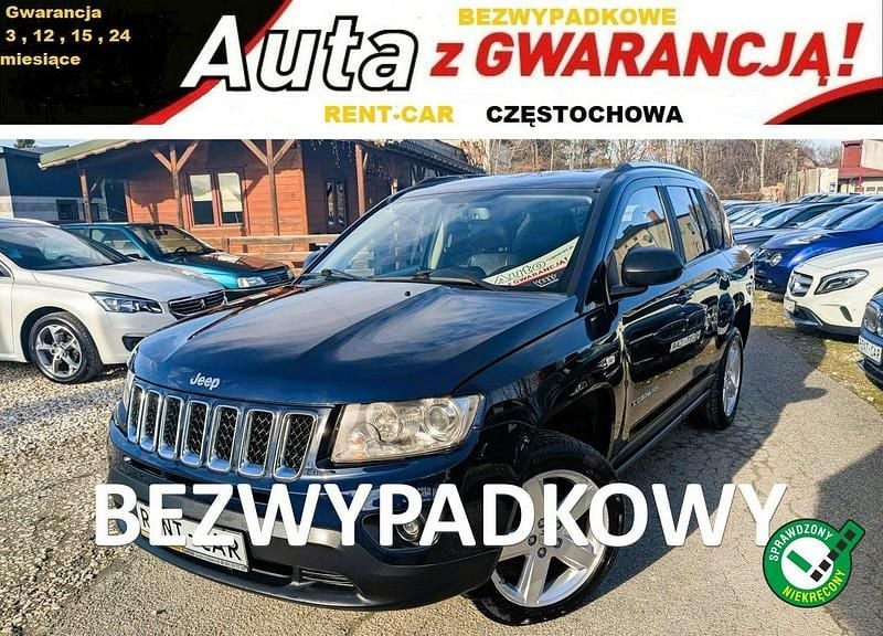 Niebieski Używany 2012 Jeep Compass SUV | 34 900 zł (Drogi) - Obraz 1/4