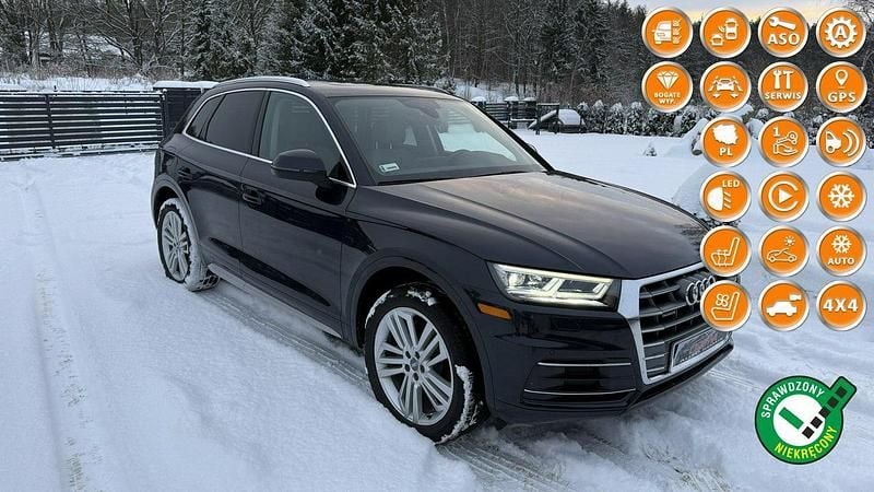 Niebieski Używany 2019 Audi Q5 SUV | 94 777 zł (Super Cena) - Obraz 1/4