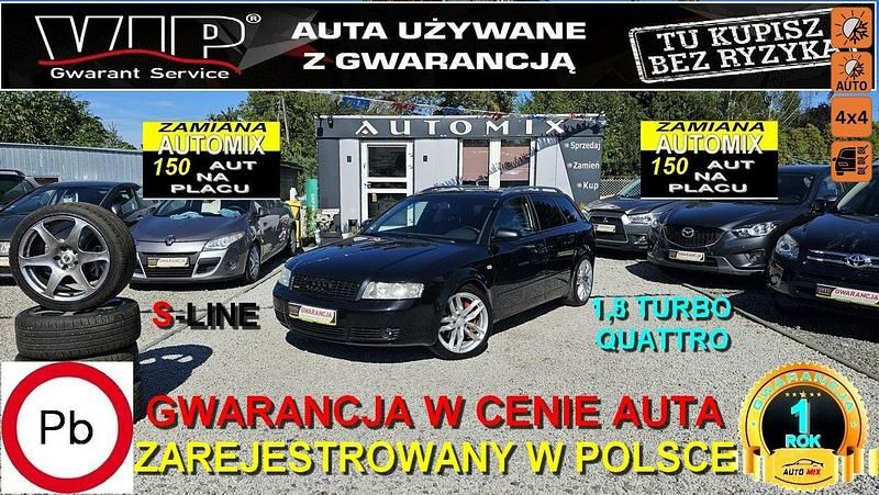 Czarny Używany 2003 Audi A4 Kombi | 17 900 zł (Uczciwa cena) - Obraz 1/3