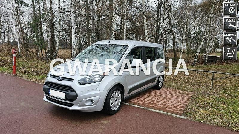 Srebrny Używany 2016 Ford Tourneo Connect Minivan | 34 500 zł (Uczciwa cena) - Obraz 1/4