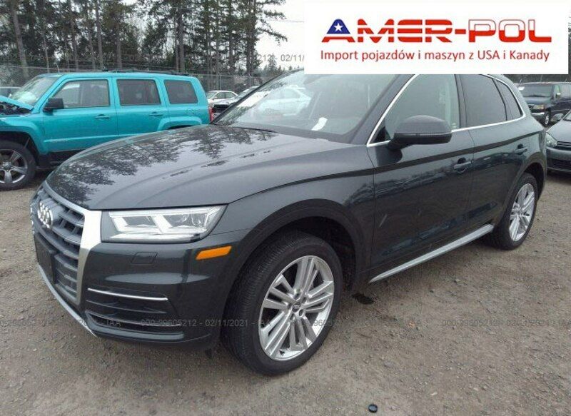 Szary Używany 2018 Audi Q5 Prestige SUV | 98 000 zł - Obraz 1/4