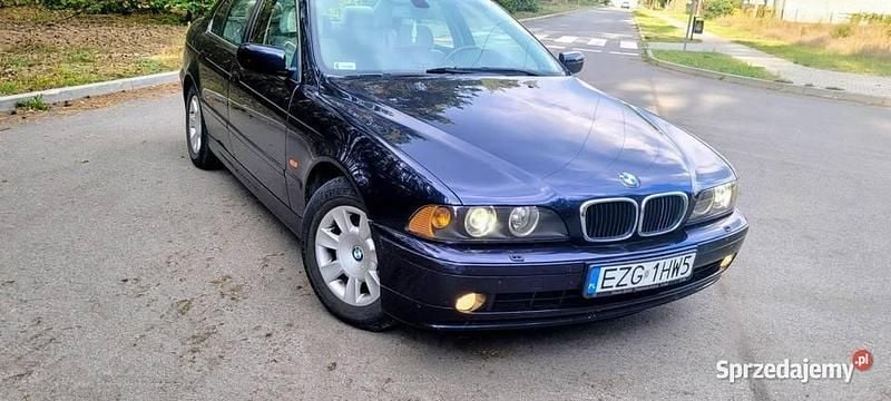 Granatowy Używany 2001 BMW 525 Sedan/Limuzyna | 25 800 zł - Obraz 1/4