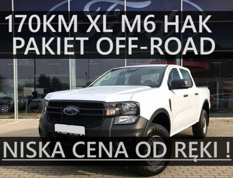 Biały Nowe 2025 Ford Ranger XL Pickup | 158 547 zł (Uczciwa cena) - Obraz 1/3