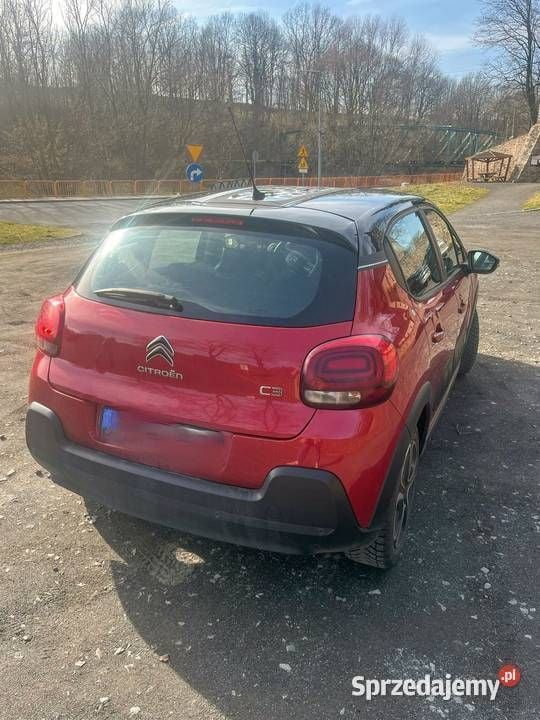 Bordowy Używany 2019 Citroën C3 Feel Hatchback | 35 500 zł (Dobra cena) - Obraz 1/4