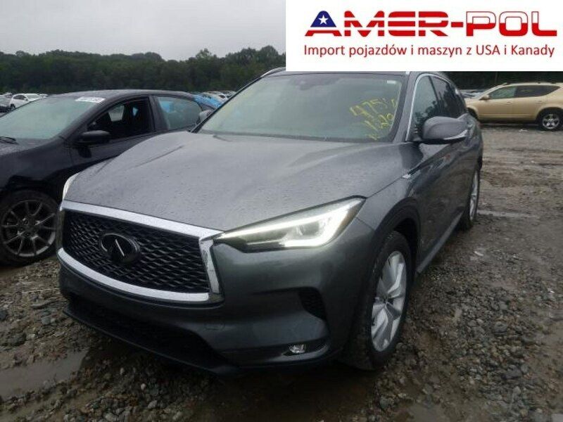 Szary Używany 2019 Infiniti QX50 SUV | 90 000 zł - Obraz 1/4
