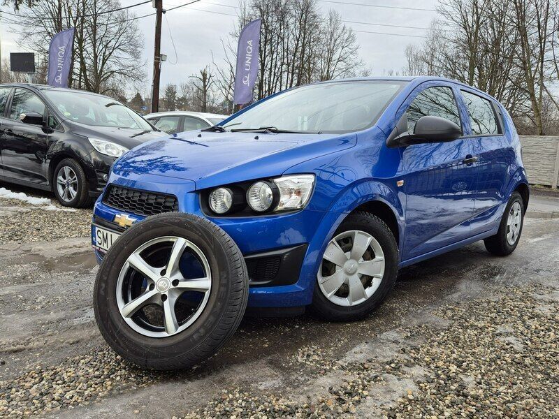 Niebieski Używany 2011 Chevrolet Aveo Hatchback | 15 500 zł - Obraz 1/4
