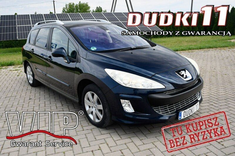 Niebieski Używany 2009 Peugeot 308 Kombi | 13 900 zł (Uczciwa cena) - Obraz 1/4