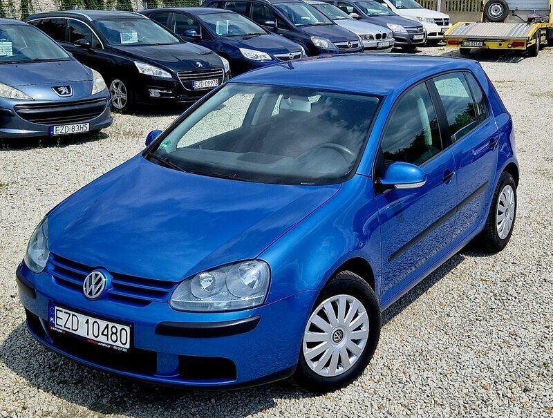 Niebieski (metalik) Używany 2004 VW Golf IV Hatchback | 11 990 zł (Drogi) - Obraz 1/4