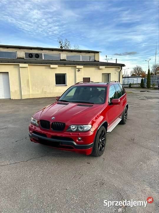 Czerwony Używany 2006 BMW X5 SUV | 130 000 zł - Obraz 1/4
