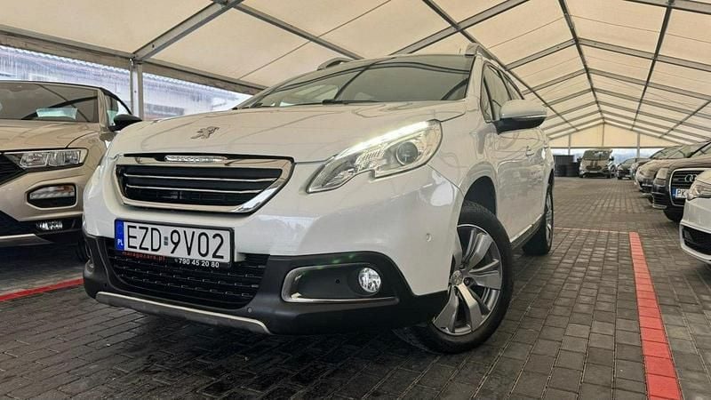 Biały Używany 2014 Peugeot 2008 SUV | 28 700 zł (Dość drogi) - Obraz 1/4