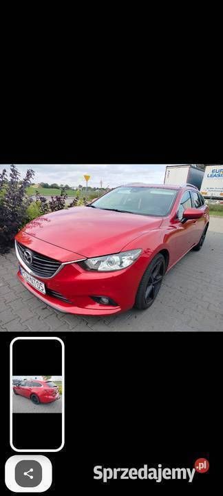 Czerwony Używany 2014 Mazda 6 Center-Line Kombi | 43 700 zł (Dość drogi) - Obraz 1/4