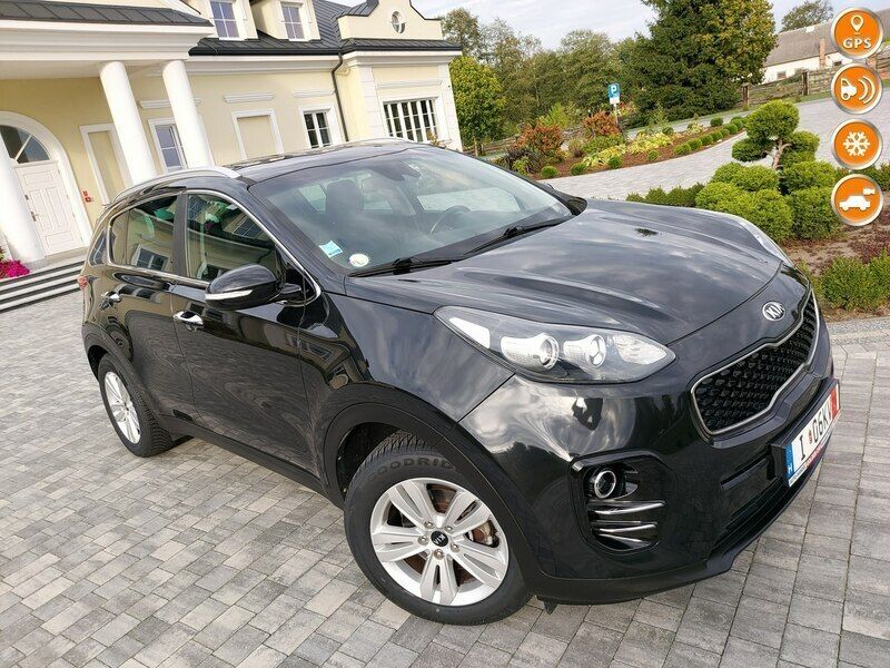 Czarny Używany 2016 Kia Sportage SUV | 62 900 zł (Dość drogi) - Obraz 1/4