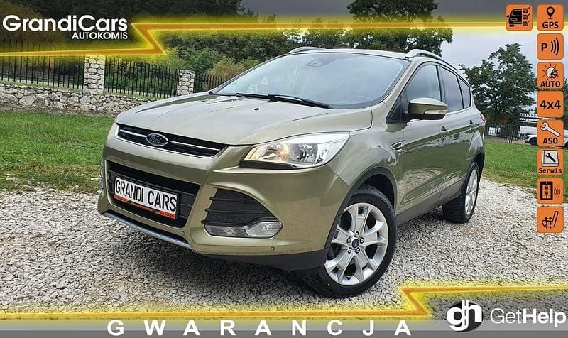 Zielony Używany 2013 Ford Kuga Titanium SUV | 41 200 zł (Uczciwa cena) - Obraz 1/4