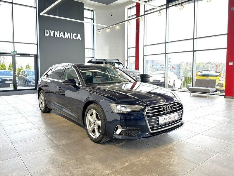 Granatowy Używany 2021 Audi A6 Sport Kombi | 134 900 zł (Dość drogi) - Obraz 1/3