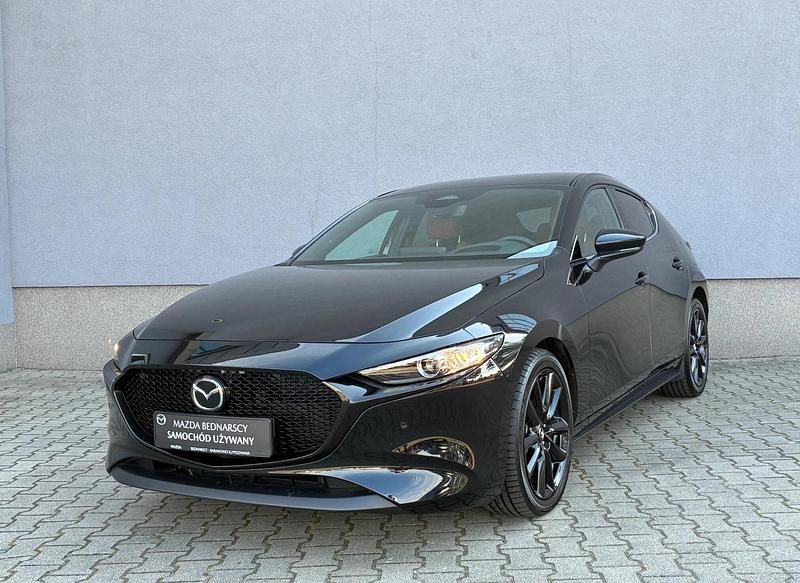 Jet black Używany 2024 Mazda 3 Hatchback | 124 900 zł (Drogi) - Obraz 1/4