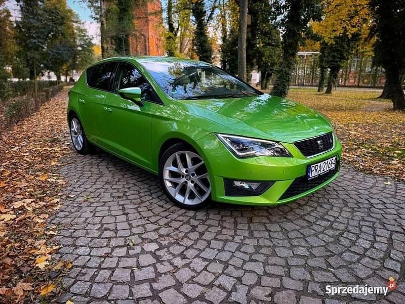 Zielony Używany 2015 Seat Leon FR Hatchback | 42 000 zł (Uczciwa cena) - Obraz 1/4