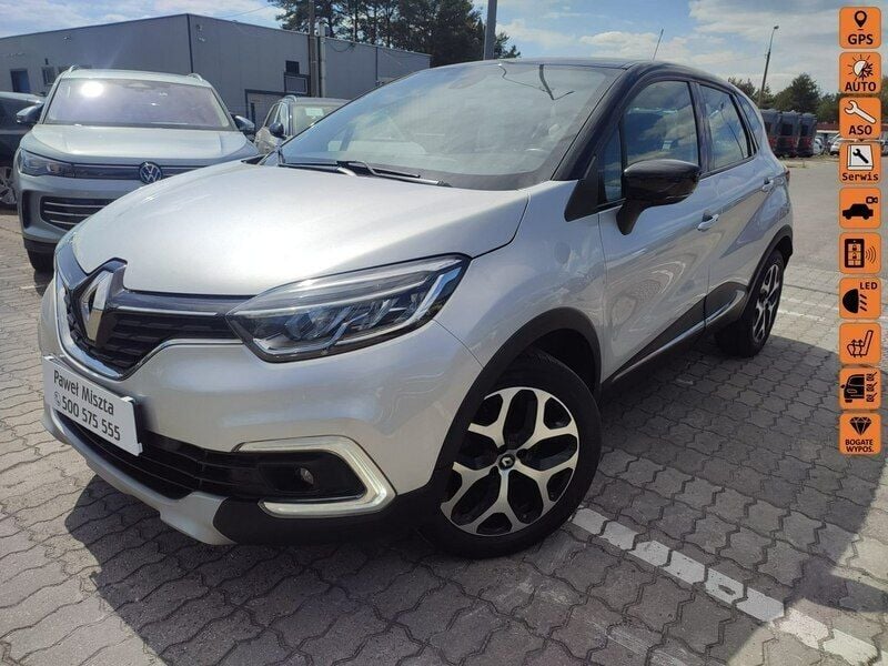 Srebrny (metalik) Używany 2018 Renault Captur SUV | 49 900 zł (Uczciwa cena) - Obraz 1/4