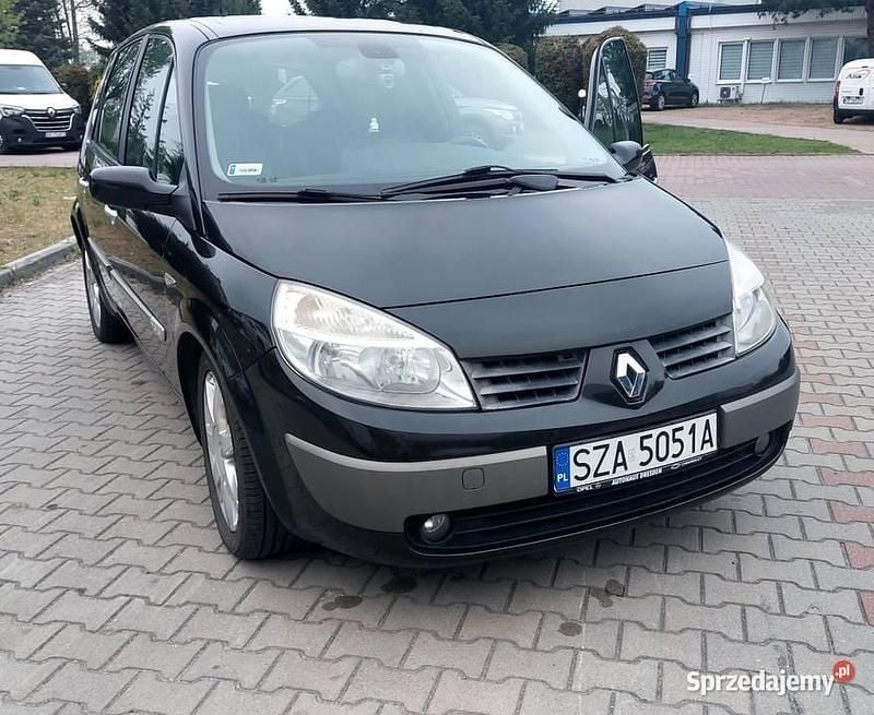 Czarny Używany 2005 Renault Scénic II Exception Minivan | 6800 zł (Uczciwa cena) - Obraz 1/4