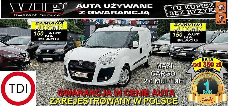 Biały Używany 2010 Fiat Doblò Minivan | 19 800 zł - Obraz 1/4