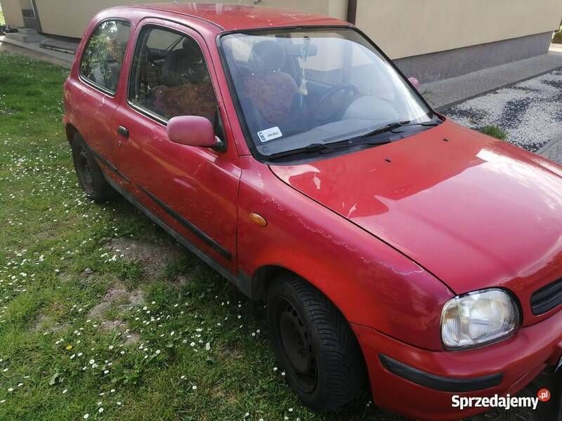 Czerwony Używany 1999 Nissan Micra Hatchback | 1200 zł - Obraz 1/3