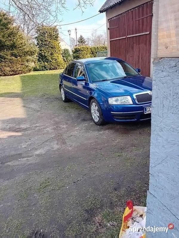 Niebieski Używany 2005 Skoda Superb Sedan/Limuzyna | 9000 zł - Obraz 1/4