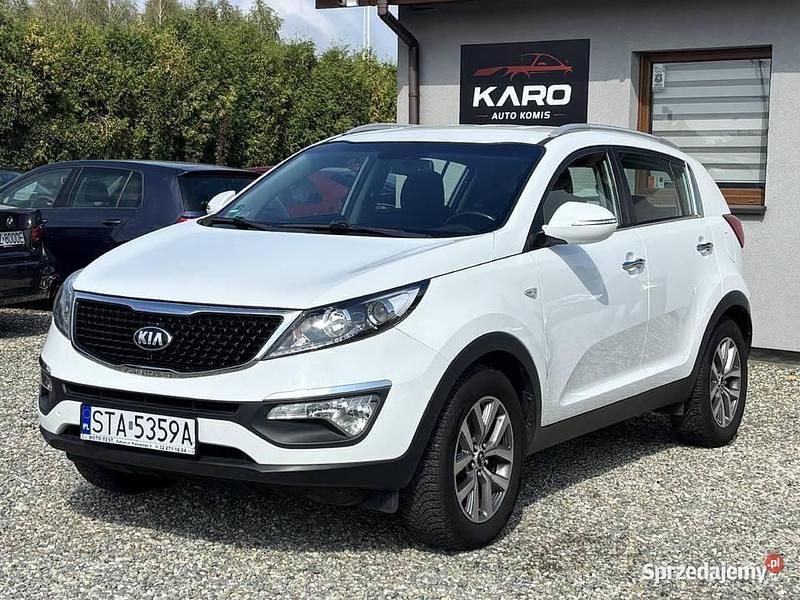 Biały Używany 2014 Kia Sportage SUV | 41 990 zł (Uczciwa cena) - Obraz 1/4