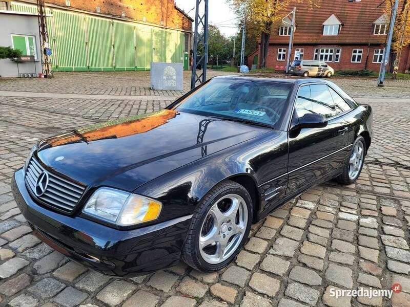 Czarny Używany 2000 Mercedes SL500 AMG Kabriolet | 99 000 zł - Obraz 1/4