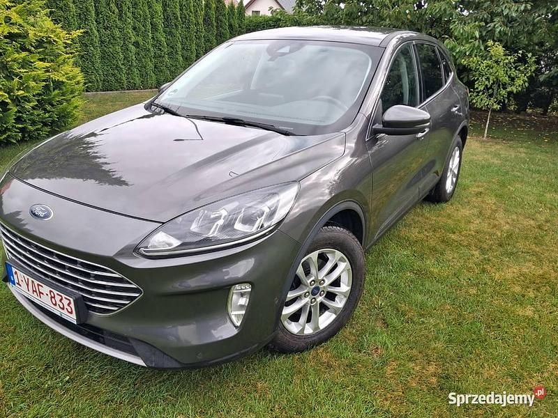Szary Używany 2020 Ford Kuga SUV | 65 900 zł (Uczciwa cena) - Obraz 1/4