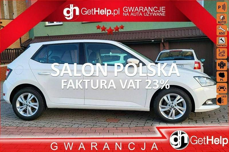 Biały Używany 2021 Skoda Fabia Hatchback | 33 333 zł (Dobra cena) - Obraz 1/4