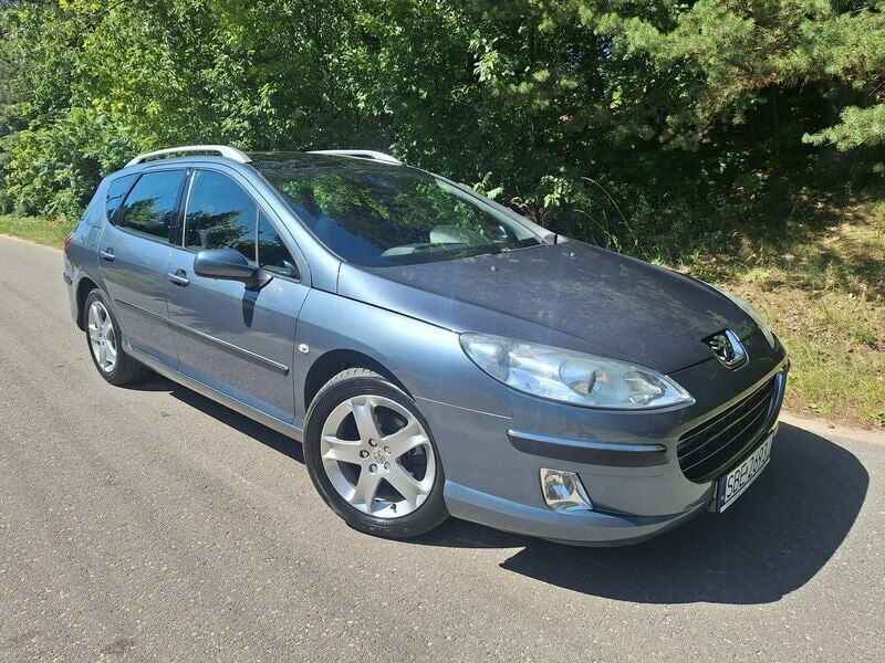 Szary Używany 2008 Peugeot 407 Kombi | 12 950 zł (Uczciwa cena) - Obraz 1/4