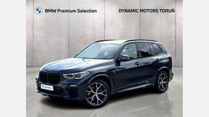 Szary arktyczny z brylantowym połyskiem metalizowany Używany 2021 BMW X5 Shadowline SUV | 259 900 zł (Uczciwa cena) - Obraz 1/3