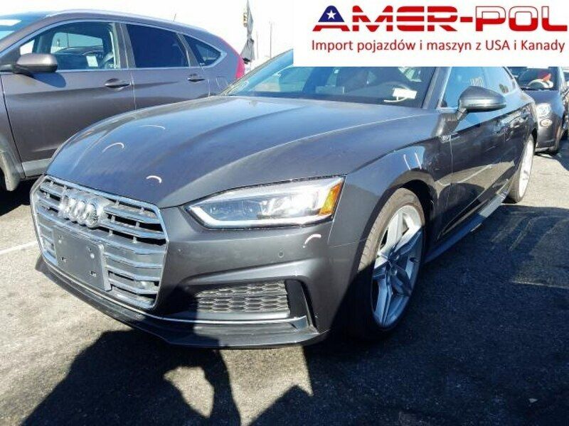 Szary Używany 2018 Audi A5 S-Line Coupe | 92 000 zł - Obraz 1/4