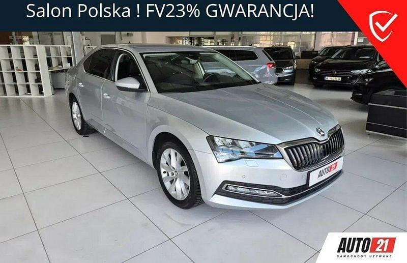 Srebrny Używany 2022 Skoda Superb Sedan/Limuzyna | 97 900 zł (Uczciwa cena) - Obraz 1/4