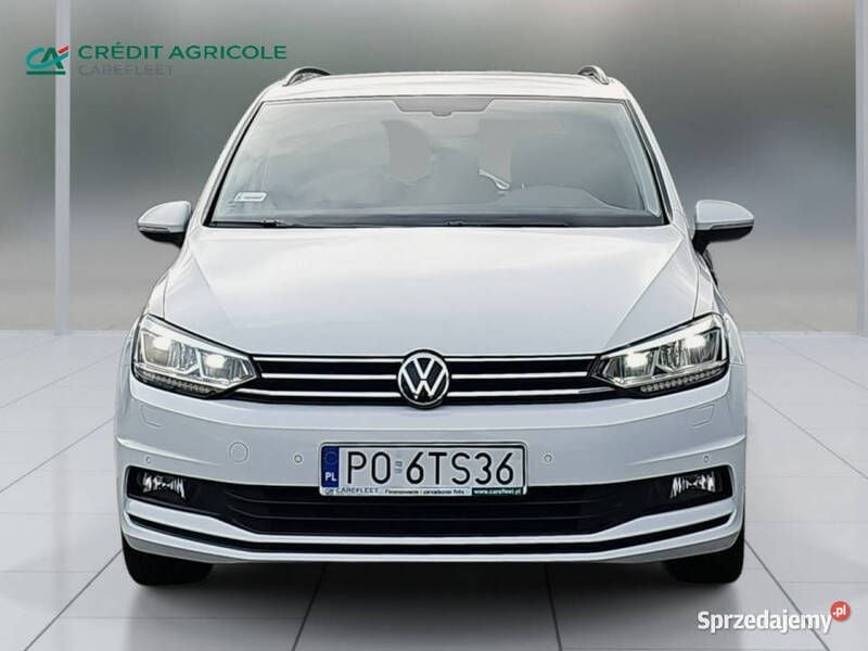 Biały Używany 2020 VW Touran Comfortline Minivan | 65 600 zł (Uczciwa cena) - Obraz 1/4