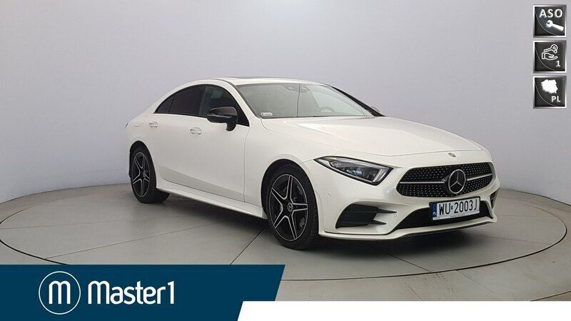 Biały Używany 2018 Mercedes CLS350 Sedan/Limuzyna | 189 600 zł - Obraz 1/4