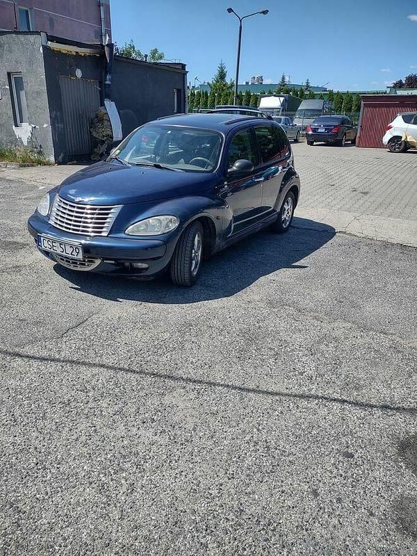 Niebieski Używany 2002 Chrysler PT Cruiser Limited Kabriolet | 2500 zł - Obraz 1/4