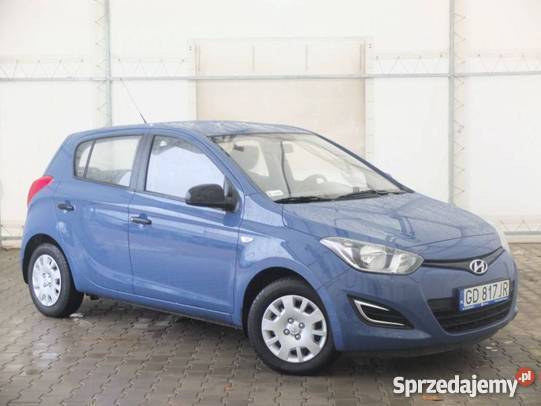 Sprzedany Hyundai i20 niebieski, używany 2014, km 25 865 w