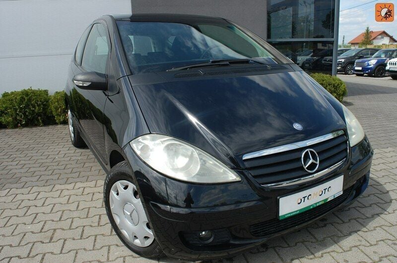 Czarny (metalik) Używany 2007 Mercedes A160 Hatchback | 11 200 zł - Obraz 1/4