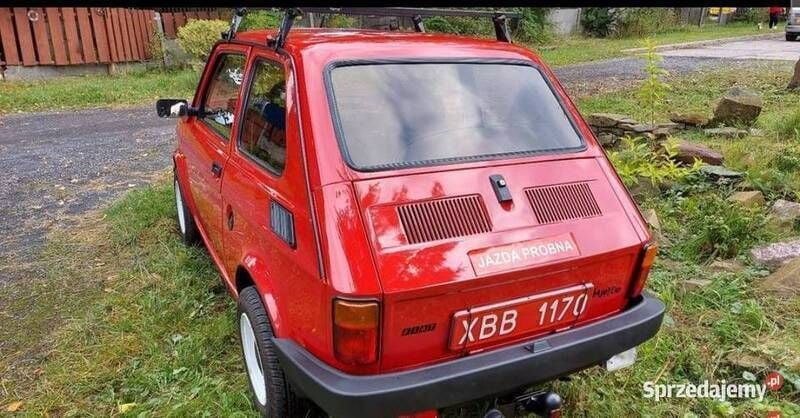 Czerwony Używany 1999 Fiat 126 Hatchback | 4200 zł - Obraz 1/4