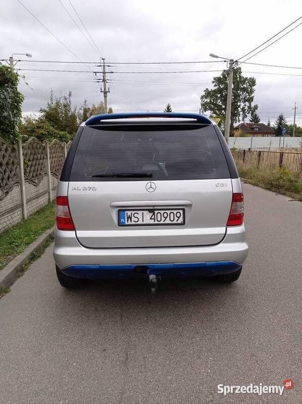 Srebrny Używany 2003 Mercedes ML270 SUV | 22 000 zł - Obraz 1/4