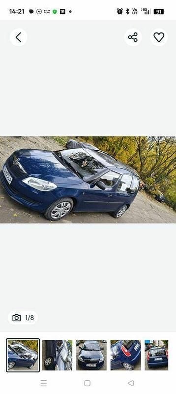 Inny kolor Używany 2013 Skoda Roomster Minivan | 17 000 zł (Uczciwa cena) - Obraz 1/4