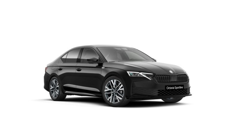 Czarny magic metalizowany Nowe 2025 Skoda Octavia SportLine | 164 300 zł (Uczciwa cena) - Obraz 1/4