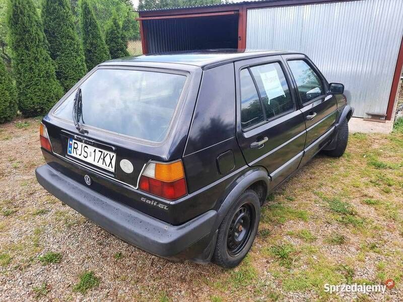 Czarny Używany 1991 VW Golf II Sedan/Limuzyna | 4300 zł - Obraz 1/3