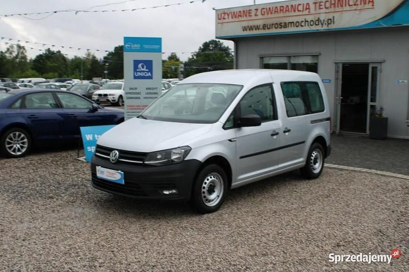 Srebrny Używany 2020 VW Caddy Minivan | 60 900 zł (Uczciwa cena) - Obraz 1/4